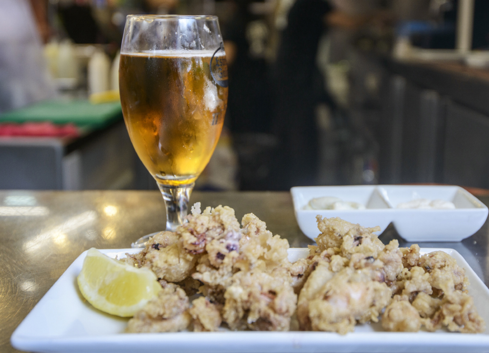Tapas p� matmarkedet i Malaga
