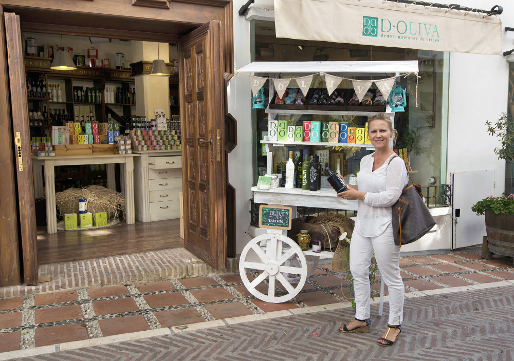 Shopping olivenolje i Marbella